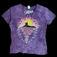 Image 1 of LARGE Ladies cat V-neck #3