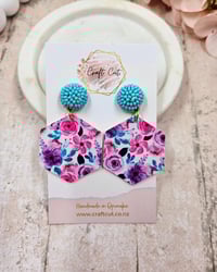 Blossom Hexagon Earrings