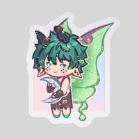 Image 3 of Matching BakuDeku Chibi Star Stickers Pt1