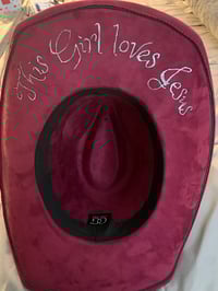 Image 4 of I Love Jesus Cowgirl CoG New York Hat
