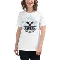Image 11 of Women's Relaxed T-Shirt Reverb tour tshirt 