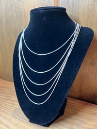 Image 1 of 20” Sterling Silver Round Box Chain 1.5mm