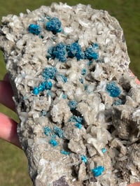 Image 4 of Large Cavansite & Stilbite Specimen #2333