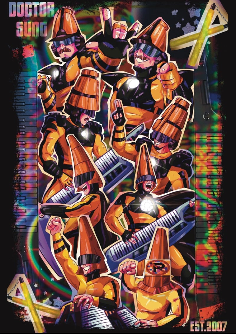 Image of Doctor Sung Evolution Holographic Poster