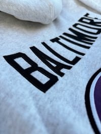 Image 3 of Retro Ravens hoodie 2025 (Ash)