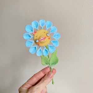 Image of Singing Flower in Baby Blue