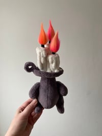 Image 1 of Trio Candle Holder Folk Doll