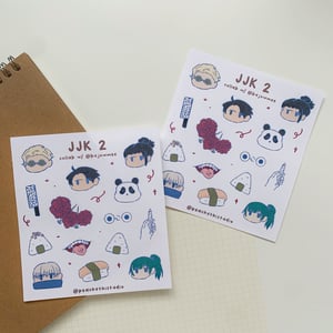 JJK Clear Sticker Sheets