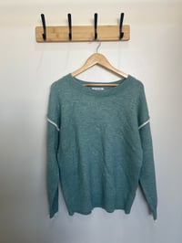 Blue & white knit 