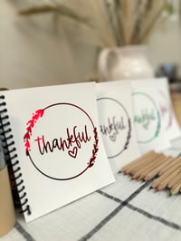 Image 1 of Gratitude prompt/coloring book