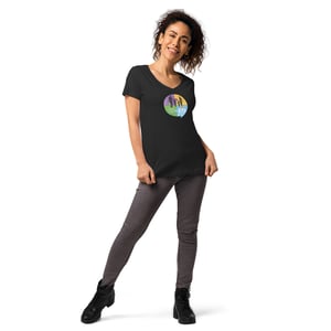 Image of Women’s fitted v-neck t-shirt