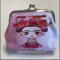 Frida Kahlo kiss- lock Coin-purse & Keychain