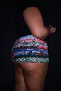 Image 2 of Crochet Scrap Micro Shorts 
