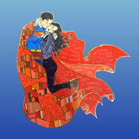Kiss x Hero & Reporter Pin