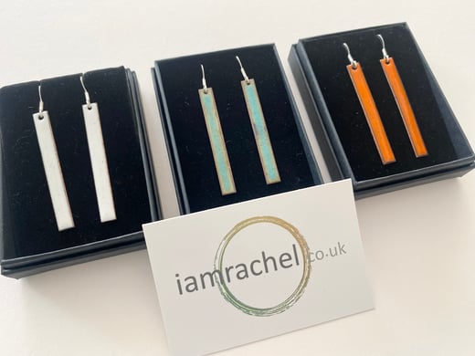 Iamrachel -Long rectangle earrings
