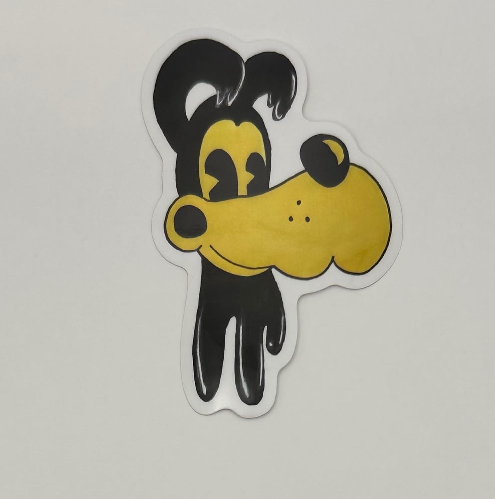 Image of Ink Wolf Monster Clear Sticker 