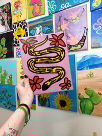 Image 1 of Snake in the Flowers