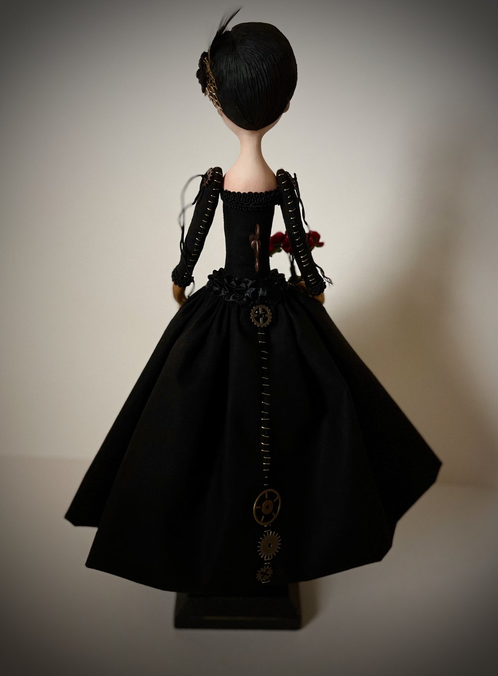 Image of Steampunk - Goth Art Doll Custom Listing for Lori