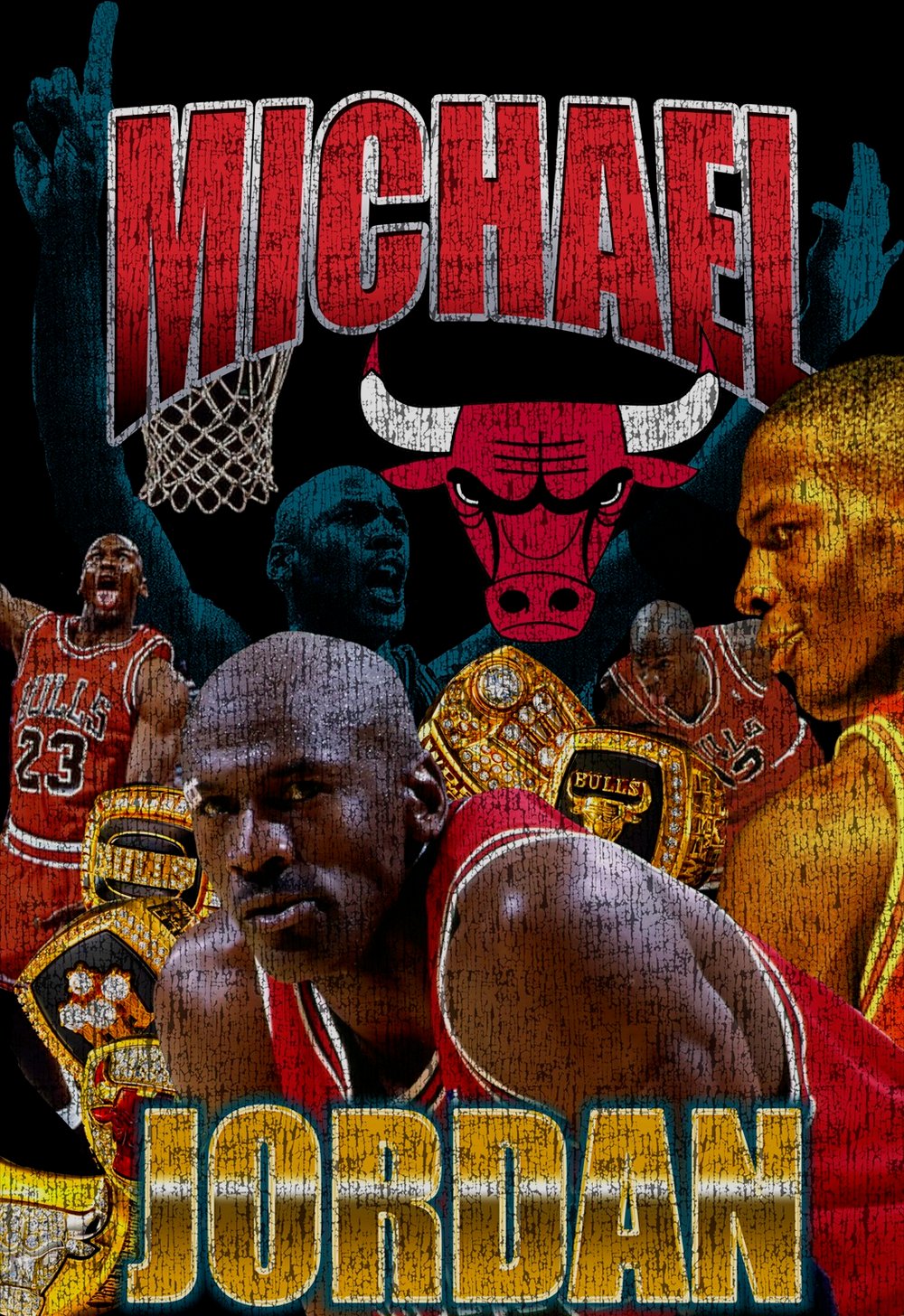 Chicago Bulls Bootleg Michael Jordan Shirt - High-Quality Printed