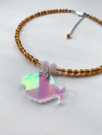 Image 1 of Blush and Gold Ph!sh Necklace