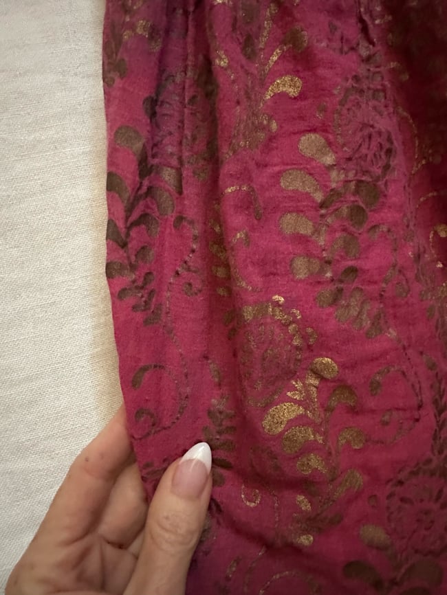 70s Indian cotton dress Monsoon London 