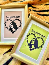 Image 5 of Love You To Death Framed Print