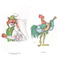 Image 1 of Disney Art Selection- Robin Hood / Rooster 