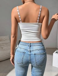 Image 2 of Lace Drawstring Camisole 