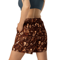 Image 4 of Espresso Camo Unisex Athletic Shorts