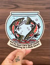 Fish Bowl Sticker