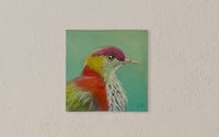 Image 3 of Charming Pair of Acrylic Bird Drawings
