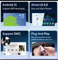 Image 6 of Suzuki Swift 2003 - 2010 Wireless Carplay Android Auto Bluetooth Sat Nav Stereo 2 Din