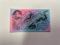 Image 1 of Suzanne Fauser Biz Card- rattle snake Art -KE