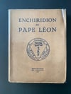 Echiridion Du pape Léon, texte original de 1660, édition 1950