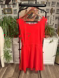 Image 3 of NYC red tie back dress 