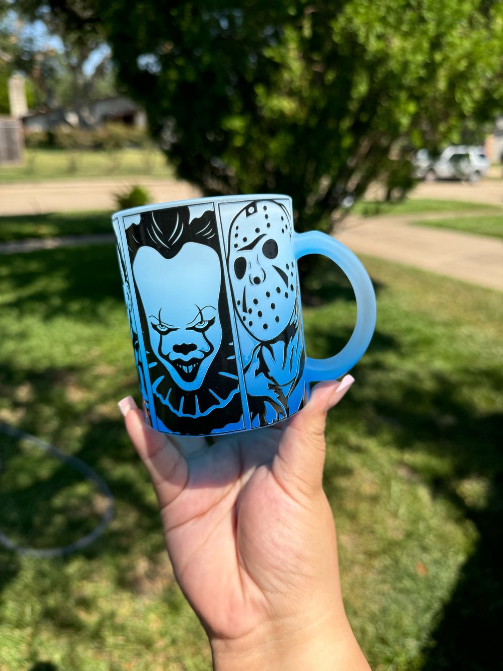 Image of 11oz Blue Mug - Halloween 
