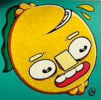 Image 1 of Lemon cut painting