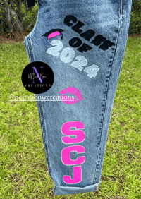 Image 1 of Senior Jeans - Customized 