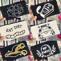 Image 1 of Cutie Canvas Zipper Pouches