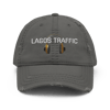 LAGOS TRAFFIC DISTRESSED HAT (AFROBEATS COUTURE COLLECTION)