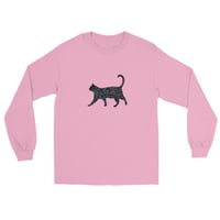 Image 6 of CAT PETTING CHART LONG SLEEVE SHIRT