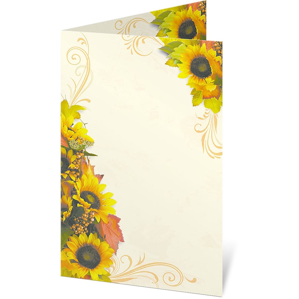 Golden Sunflowers Program - Bifold