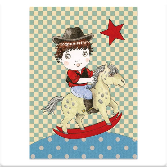 Image of Carte postale petit cowboy