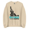 IDAHOME Topo - Unisex - Black Print - Crewneck Sweater