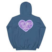 Image 20 of HOT GIRLS HAVE HEART HOODIE - PURPLE