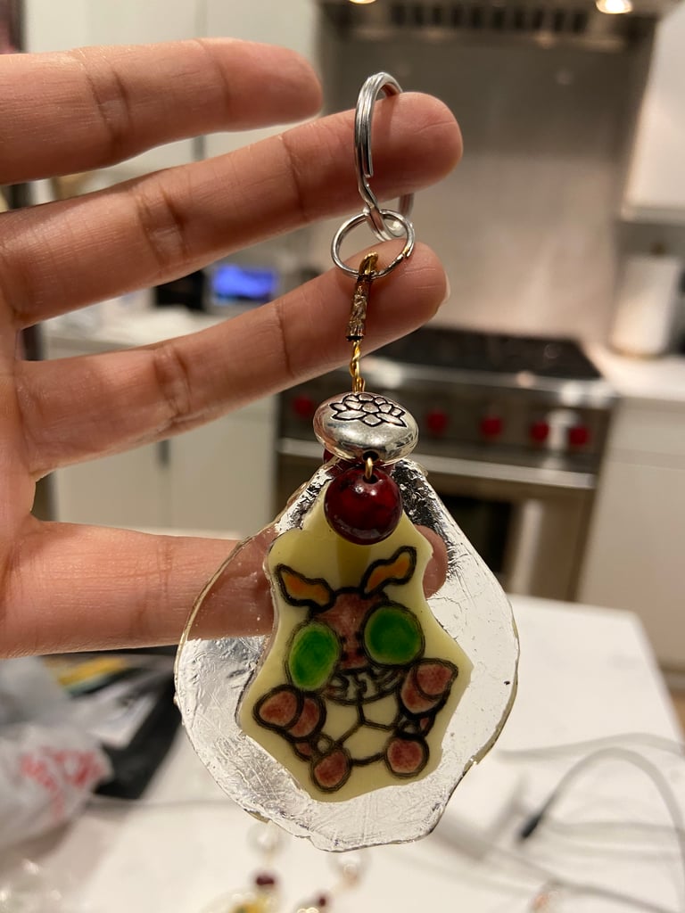 Custom Fake Skin Digimon-Tentomon keychain 