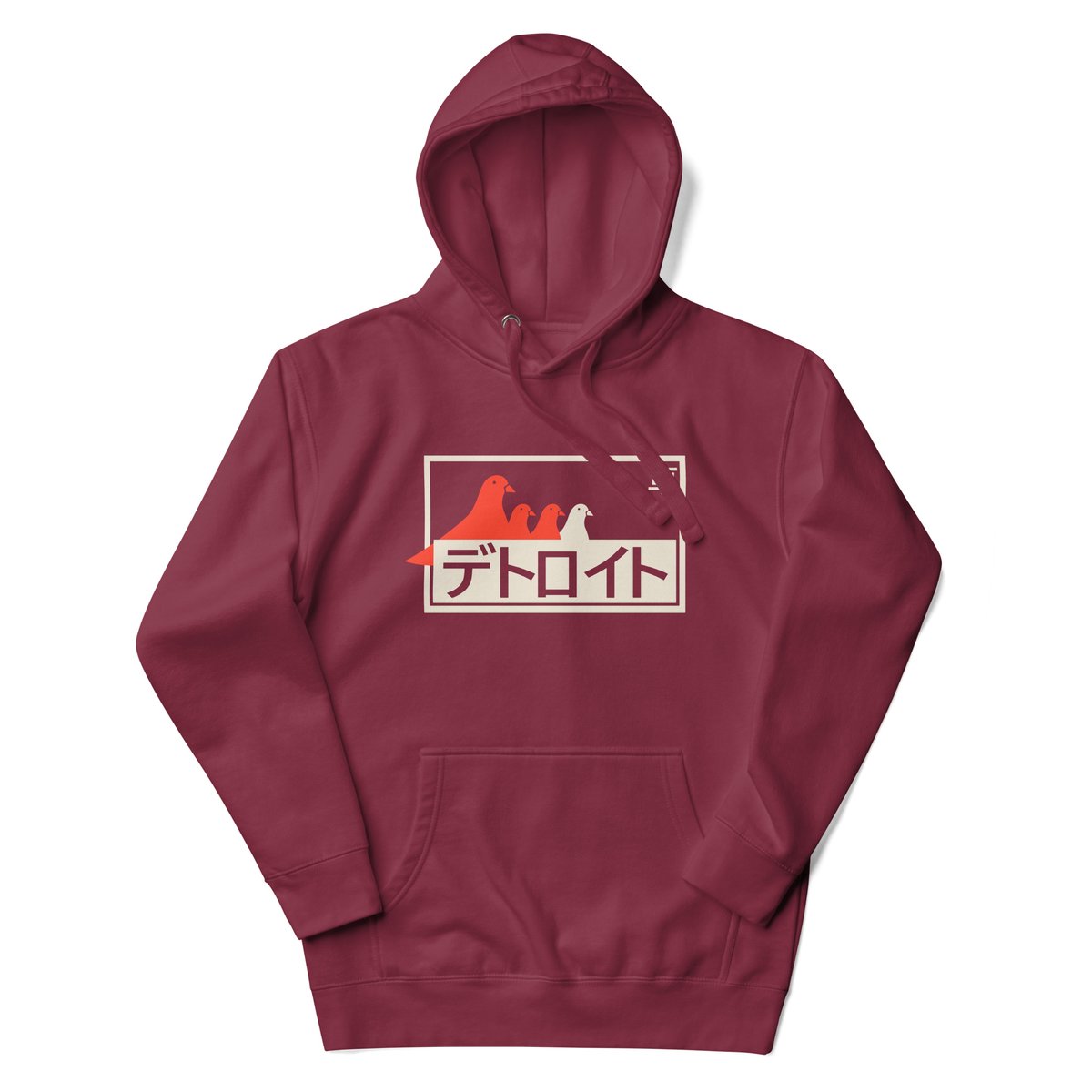 Image of Young Pigeon Katakana Hoodie (5 colors)