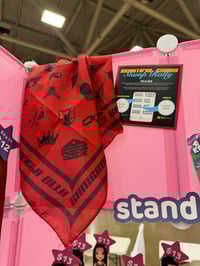 Image 2 of katseye beautiful chaos inspired bandana. 