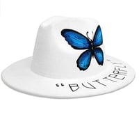 Image 2 of Butterfly Fedora Hat 