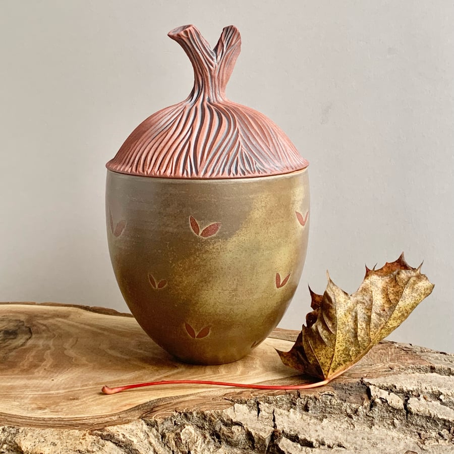 Image of Acorn Jar 